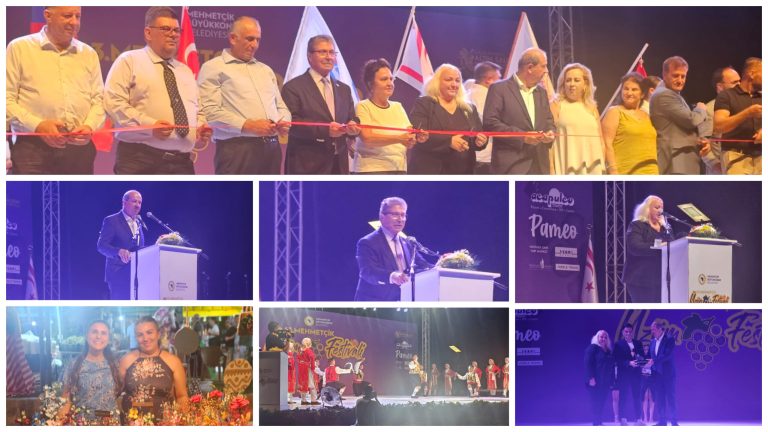 Mehmetçik Üzüm Festivali görkemli bir törenle başladı