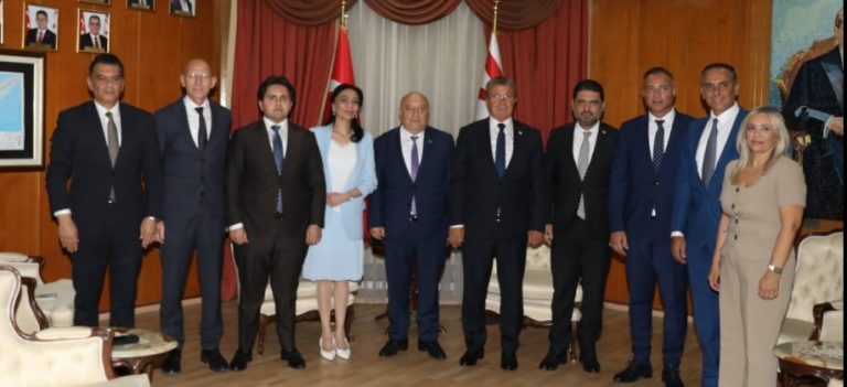 Başbakan Üstel Yeni Azerbaycan Partisi üyelerini kabul etti