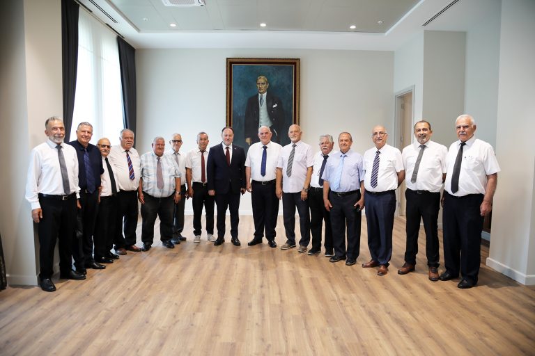 Öztürkler, Emekli Polisler Derneği heyetini kabul etti