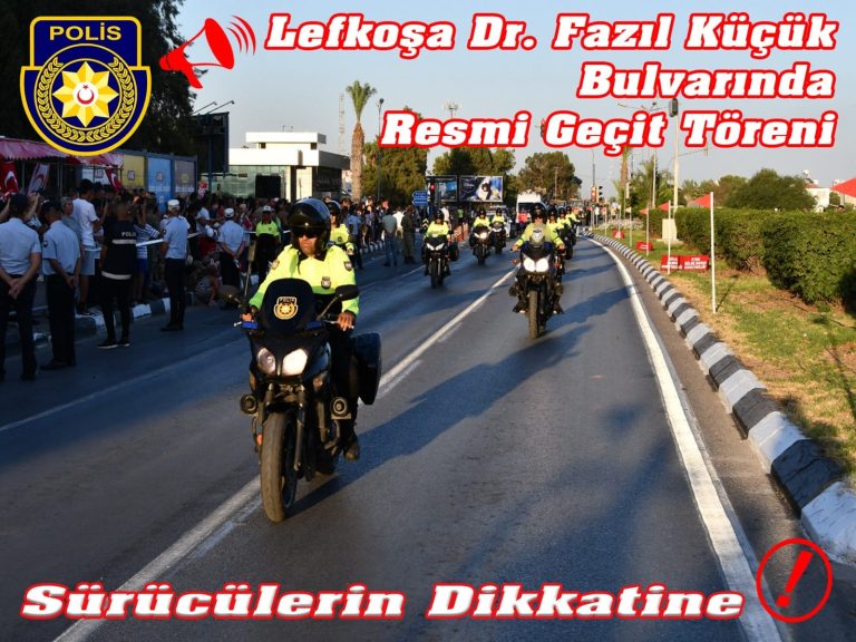 Lefkoşa Dr. Fazıl Küçük Bulvarı’nın bir kısmı pazar günü trafiğe kapatılacak